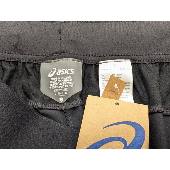 NWT ASICS Men's 9 Inch Mixer Short in Black size Large - Picture 7 of 7